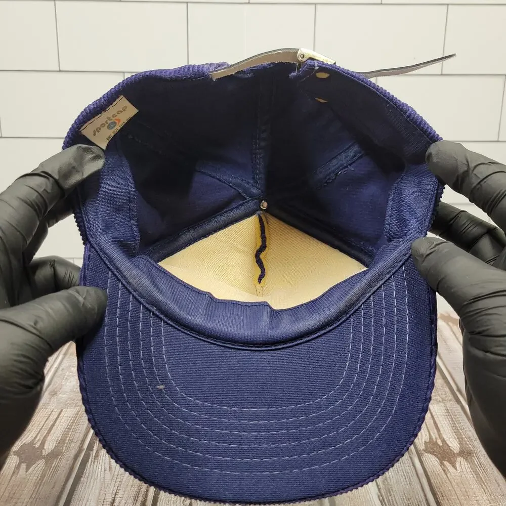 Vintage Alaska Corduroy Hat Purple Script Sportcap Strapback Cap USA